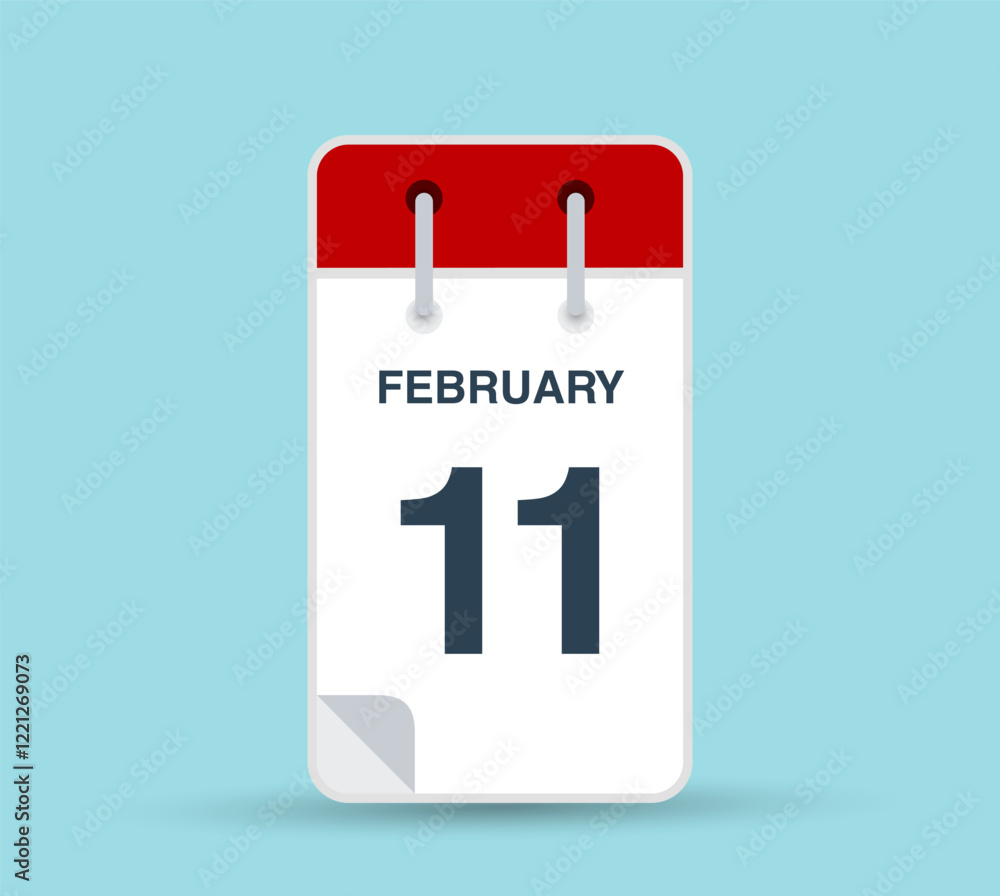 February 11 calendar icon February 11 calendar icon