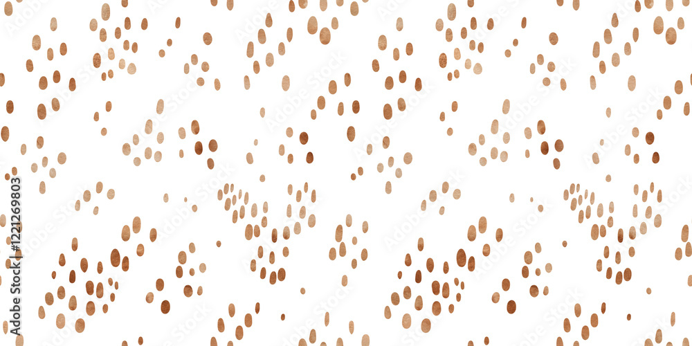 Warm brown dots create a textured design on a crisp white background, enhancing a minimalist aesthetic Warm brown dots create a textured design on a crisp white background, enhancing a minimalist aesthetic