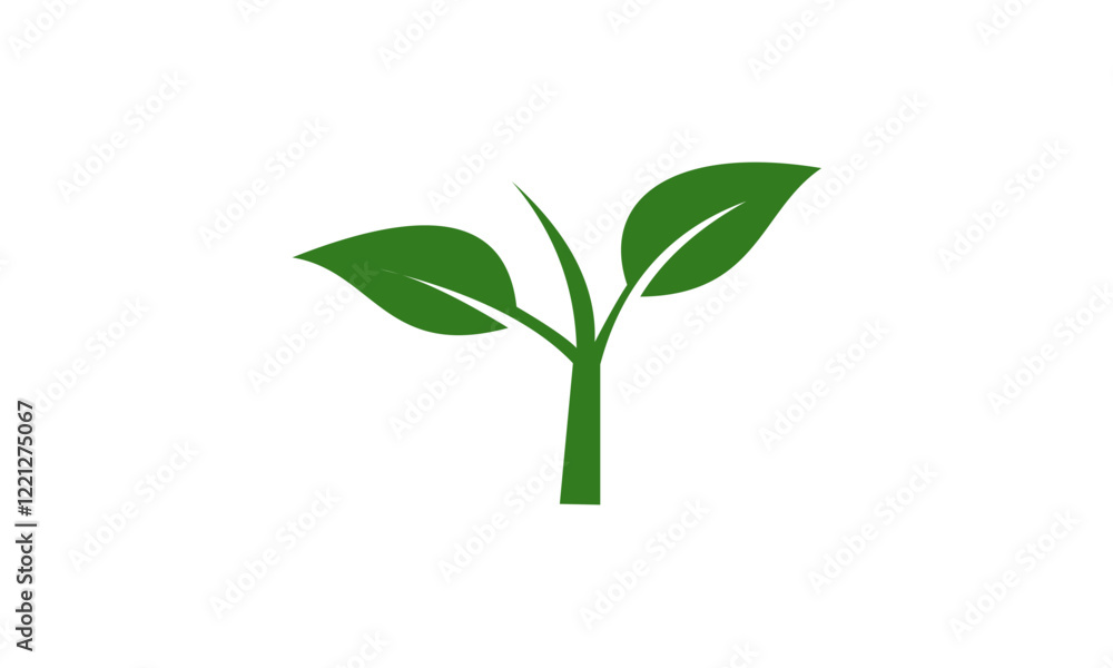 Green leaf logo