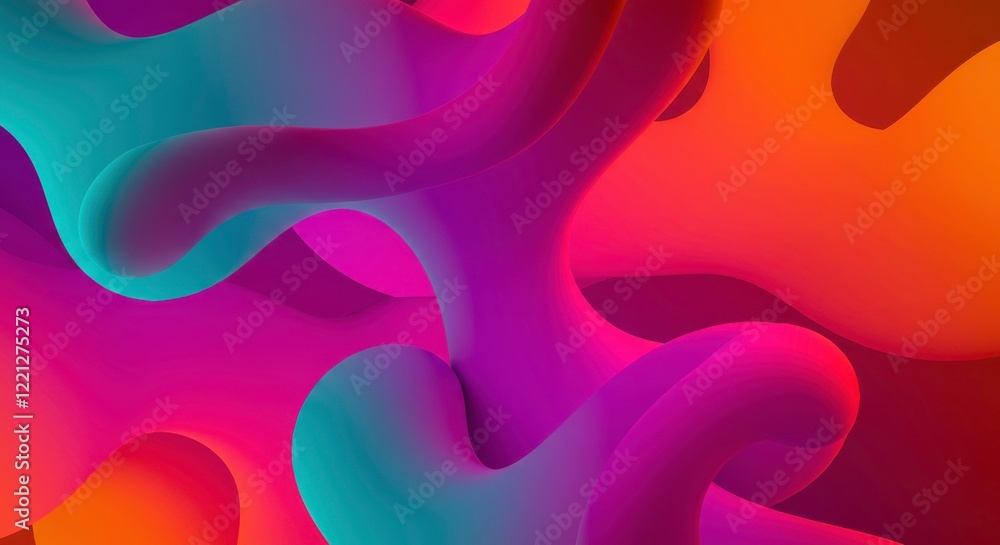 Vibrant Abstract Shapes: An alluring abstract composition features flowing, organic shapes and a captivating blend of dynamic colors, creating a mesmerizing visual experience. Vibrant Abstract Shapes: An alluring abstract composition features flowing, organic shapes and a captivating blend of dynamic colors, creating a mesmerizing visual experience.