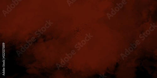 Abstract bloody grunge overlays fog isolated on black background. Scary Red and black horror red grunge texture and old wall texture effect powder color explosion background. Dark red slate background