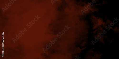 Abstract bloody grunge overlays fog isolated on black background. Scary Red and black horror red grunge texture and old wall texture effect powder color explosion background. Dark red slate background