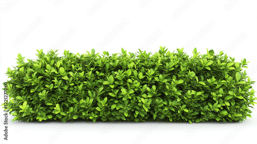 Green hedge isolated on white background , plants , trees , grass Green hedge isolated on white background , plants , trees , grass