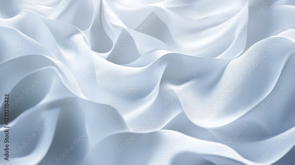 Obraz premium Abstract luxury white fabric texture background