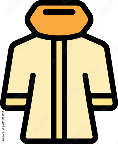 Stylish winter coat offering protection against harsh weather conditions