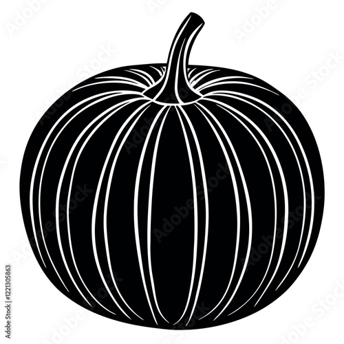 pumpkin on a white background vector illustration