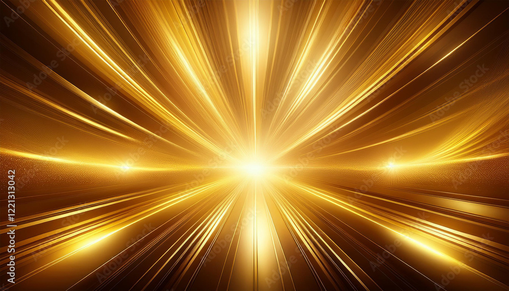 Obraz premium abstract golden light rays in soft gradient effect
