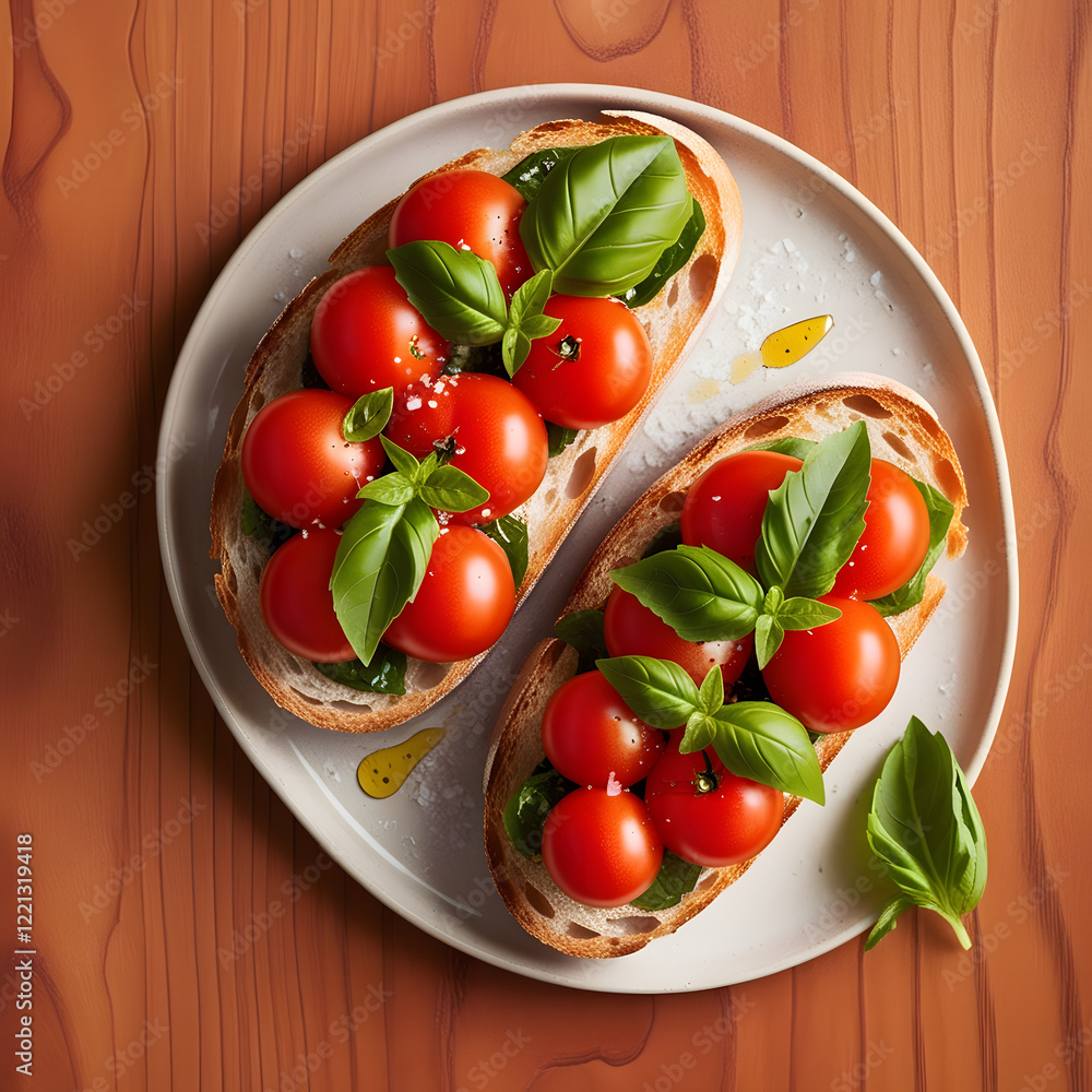 tomatoes and basil tomatoes and basil