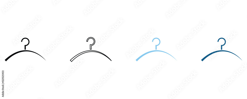 Clothes hanger icon set, coat rack icons, coat hanger icons vector isolated on white background. Clothes hanger icon set, coat rack icons, coat hanger icons vector isolated on white background.