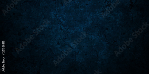 Grunge abstract Elegant dark solid blue background with elegant border and used for blue wall , a versatile backdrop for website banners. Abstract rough blue grunge texture background.