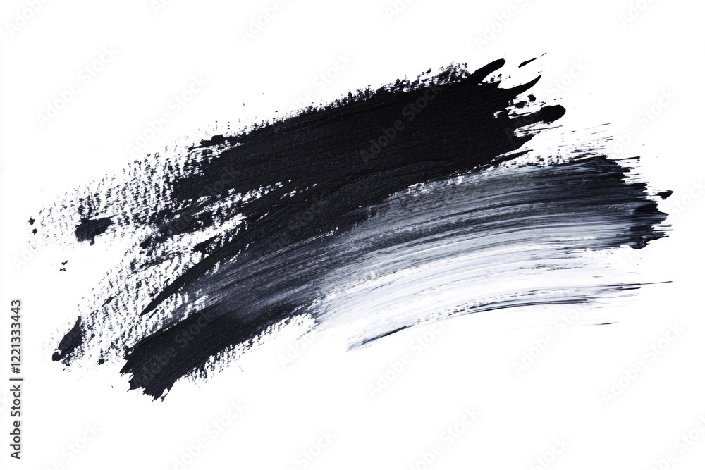 Dynamic Paint Stroke on White Dynamic Paint Stroke on White