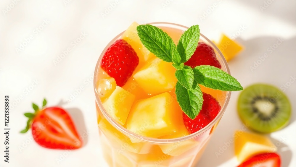 fresh drinks filled with mixed fruit, drinks to break the fast, relaxing drinks on the beach, relaxing drinks at the swimming pool fresh drinks filled with mixed fruit, drinks to break the fast, relaxing drinks on the beach, relaxing drinks at the swimming pool