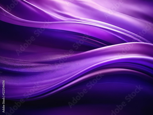 Creating a smooth and vibrant wave pattern with shades of purple in a serene background
