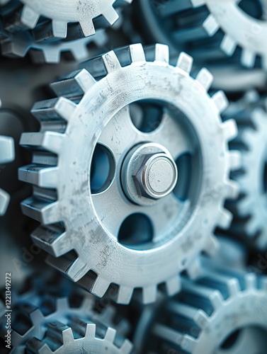 close up of a gears