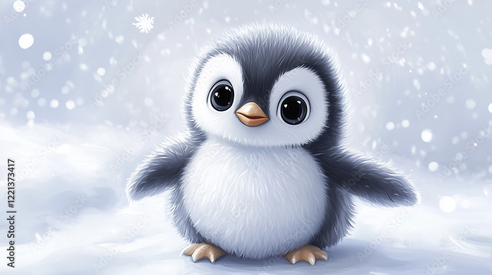 Penguin in Snow Penguin in Snow