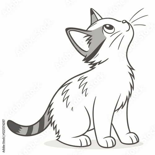 illustration of a cat