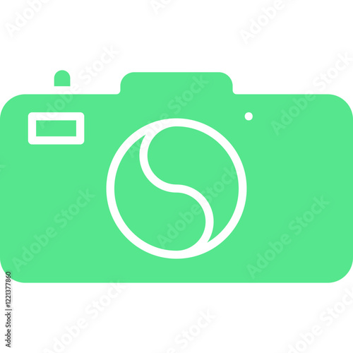 Camera icon single vector illustration