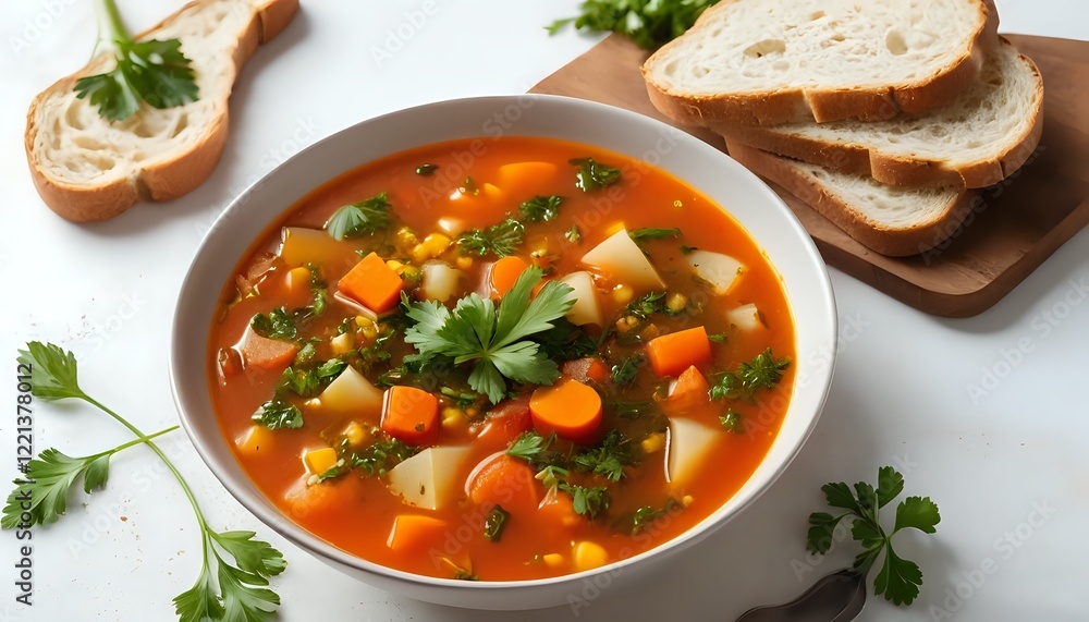 Vibrant Vegetable Soup: A Rustic Culinary Delight Vibrant Vegetable Soup: A Rustic Culinary Delight