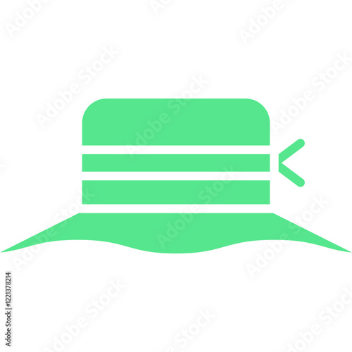 Women's Hat icon single vector illustration