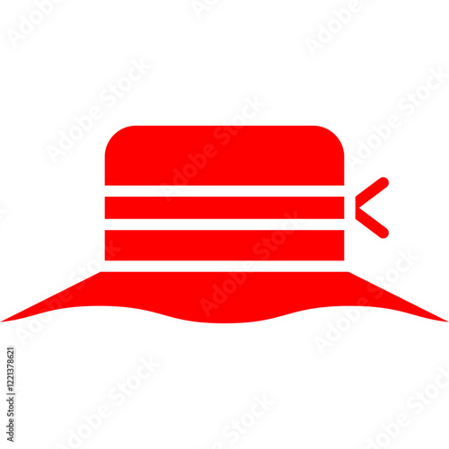 Women's Hat icon single vector illustration