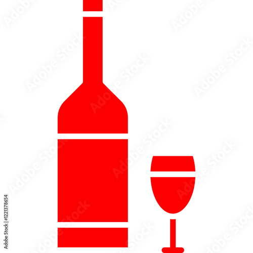 Alcohol icon single vector illustration