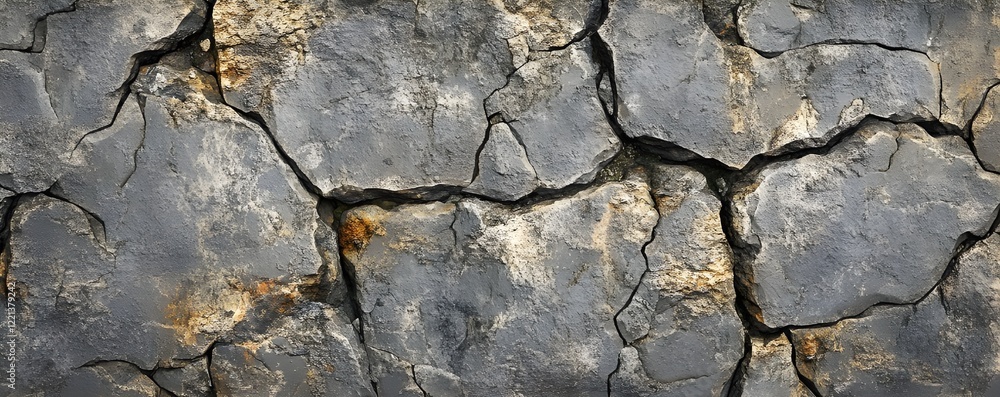 Closeup of textured old wood and stone wall with cracks and natural rough patterns in gray and brown Closeup of textured old wood and stone wall with cracks and natural rough patterns in gray and brown