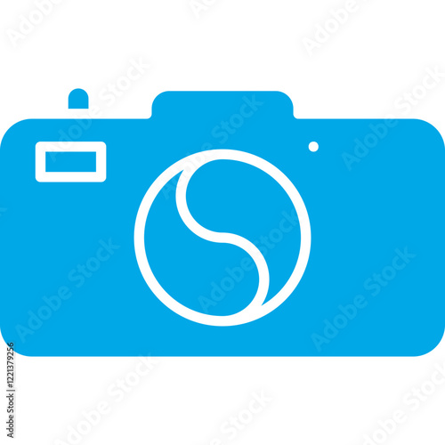 Camera icon single vector illustration