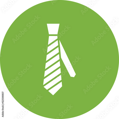 Tie icon single vector illustration