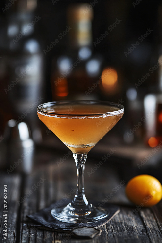 A glass of orange cocktail on a table, perfect for healthy eating guides and nutrition blogs. A glass of orange cocktail on a table, perfect for healthy eating guides and nutrition blogs.