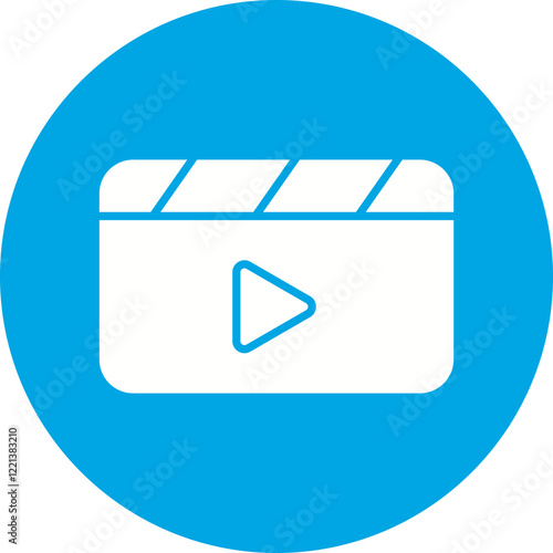 Reel icon single vector illustration