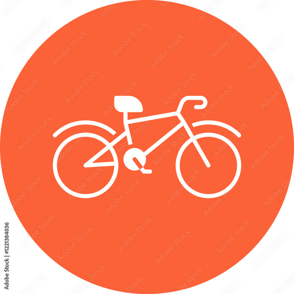 Bicycle I icon single vector illustration Bicycle I icon single vector illustration