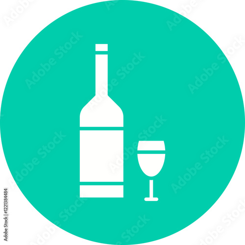 Alcohol icon single vector illustration