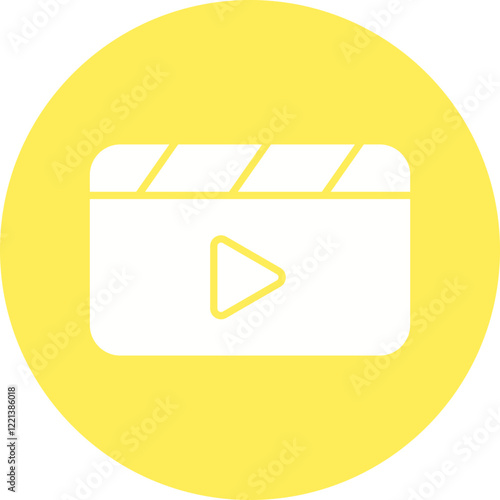 Reel icon single vector illustration