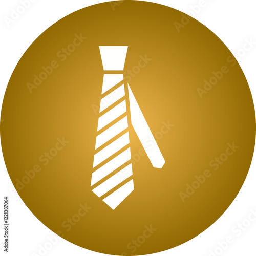 Tie icon single vector illustration