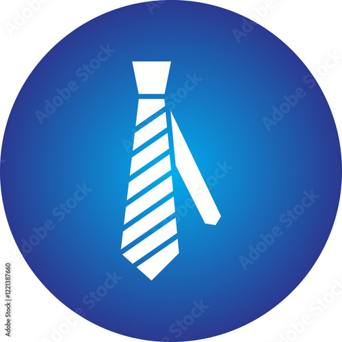 Tie icon single vector illustration