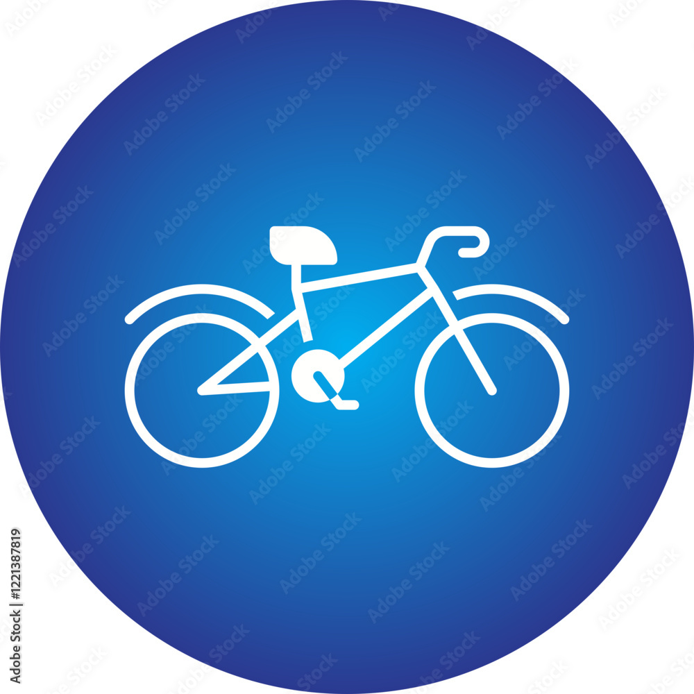 Bicycle I icon single vector illustration Bicycle I icon single vector illustration
