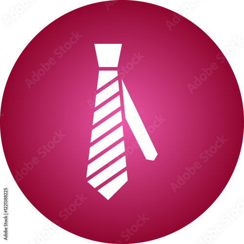 Tie icon single vector illustration