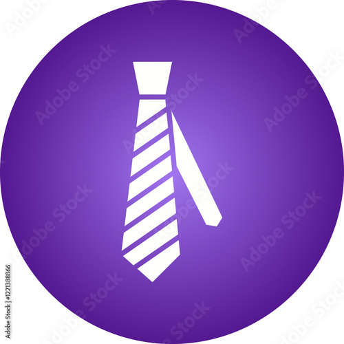 Tie icon single vector illustration