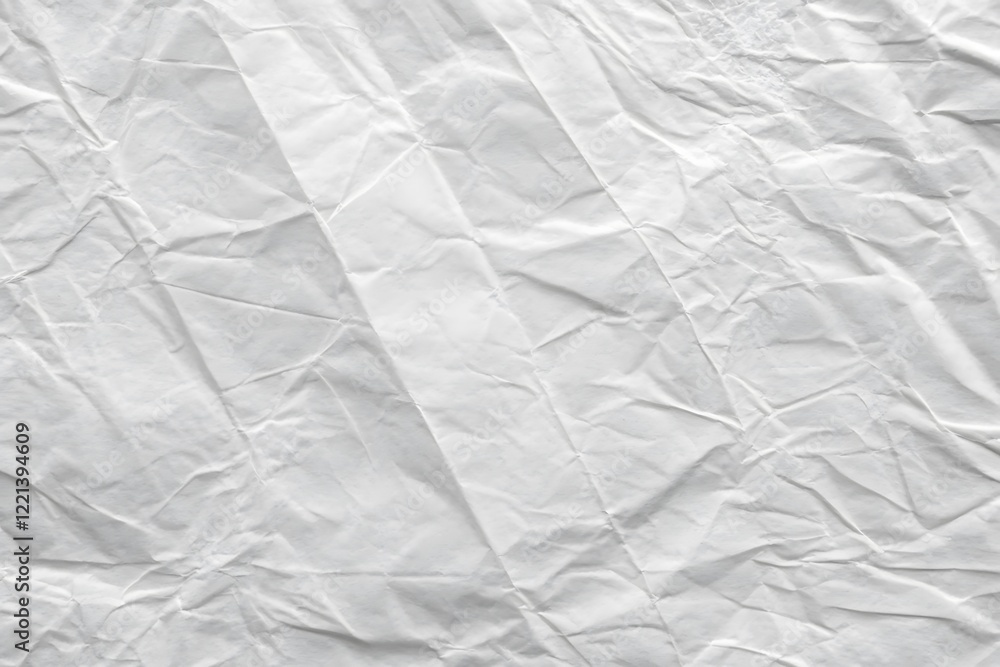 Obraz premium crumpled white paper