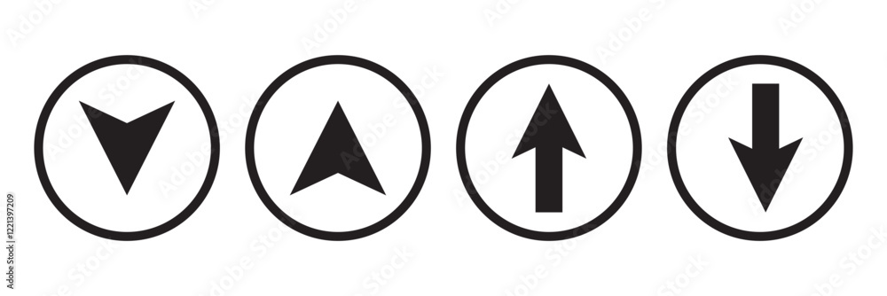Arrow icon set cursor arrow up down and symbol icons. Modern simple solid arrows collection web design, mobile apps, interface minimal flat, solid line left right top bottom direction path way media Arrow icon set cursor arrow up down and symbol icons. Modern simple solid arrows collection web design, mobile apps, interface minimal flat, solid line left right top bottom direction path way media