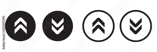 Arrow icon set cursor arrow up down and symbol icons. Modern simple solid arrows collection web design, mobile apps, interface minimal flat, solid line left right top bottom direction path way media