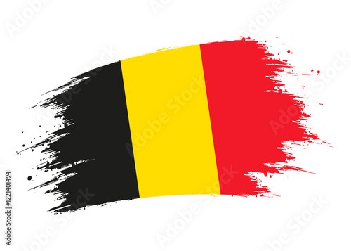 Obraz na plátně Belgium flag png