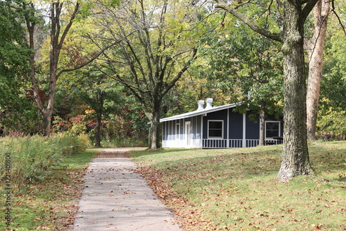 Path in a State Park in autumn/fall in northern Minnesota. 