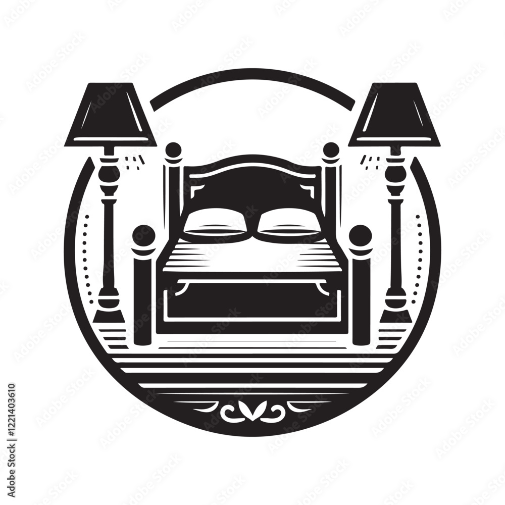 Download Twin Bed Silhouette Vectors for Furniture and Interior Projects Download Twin Bed Silhouette Vectors for Furniture and Interior Projects