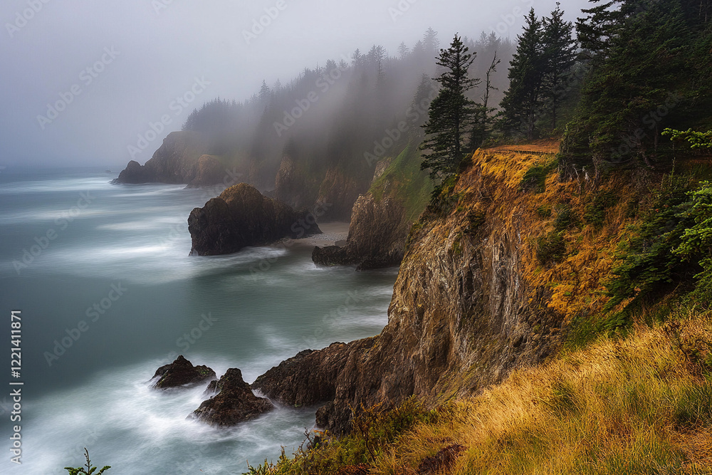 Obraz premium mist over the sea