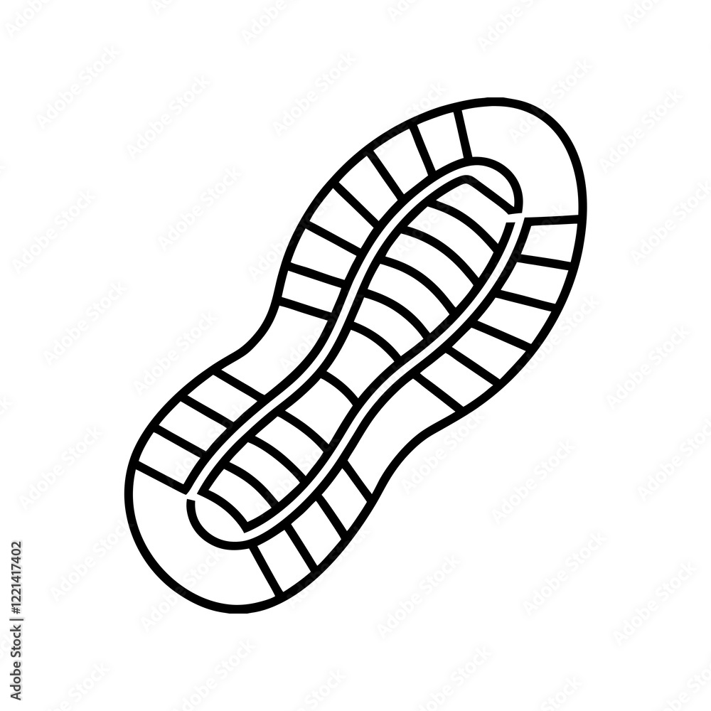 foot print icon isolated on white background
foot print icon isolated on white background