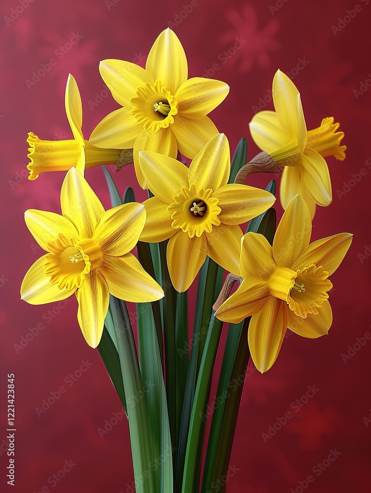 Fototapeta premium bunch of daffodils