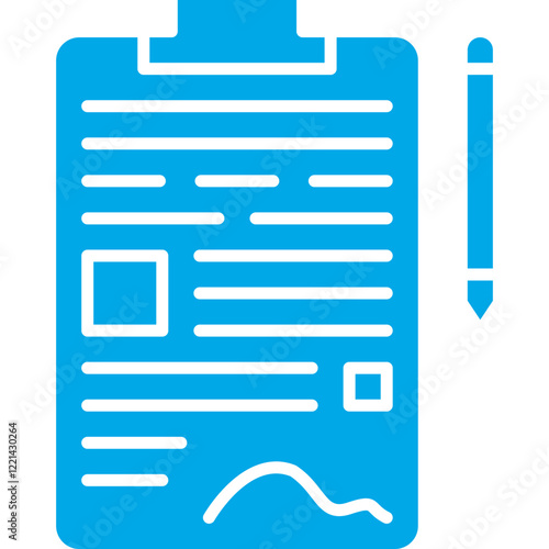 Contract icon single vector illustration