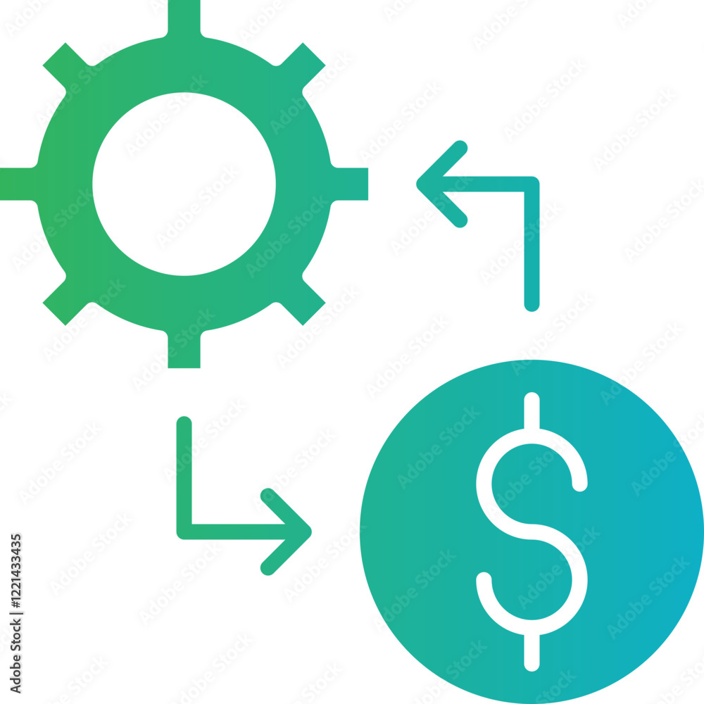Cost Management icon single vector illustration Cost Management icon single vector illustration