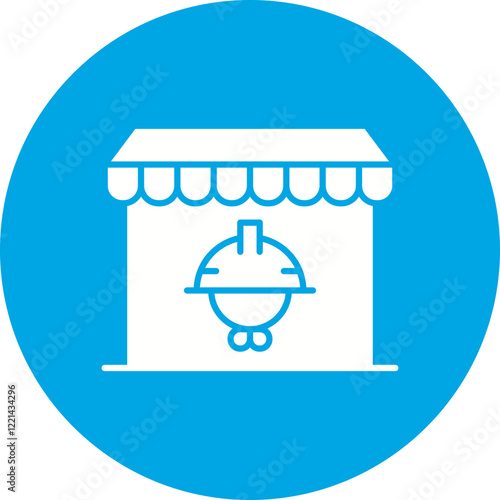Labor Market icon single vector illustration